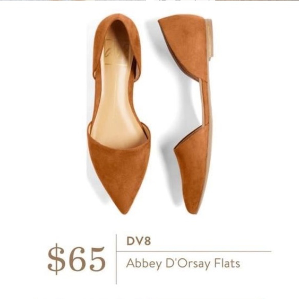Stitch fix Abbey Brown Pointed D’orsay Flats